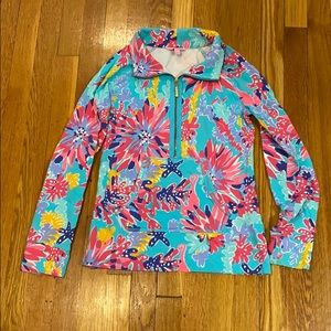 Lilly Pulitzer half zip sweatshirt